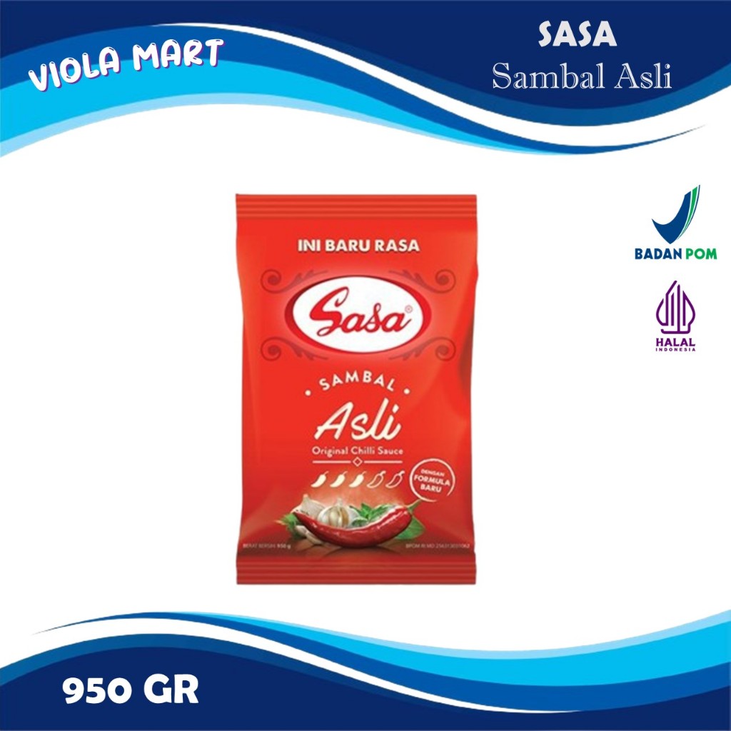 

SASA SAMBAL 950gr - Saos Sambal Asli