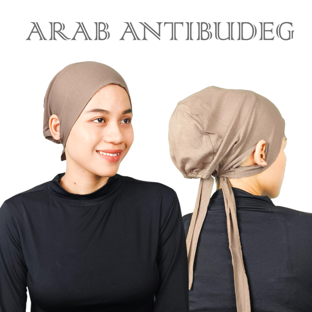 Ciput Arab Tali Anti Budeg Premium - Ciput Tali -  Ciput Ninja Bahan Rayon Super | Nyaman Adem dan A