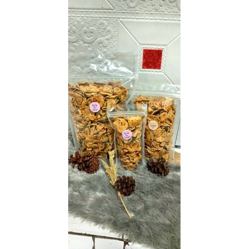 

basreng pedas daun jeruk kemasan 250 gram
