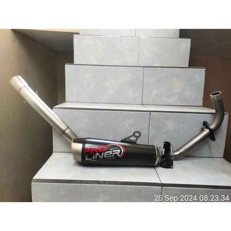Knalpot Proliner TR2 Long Carbon CBR150R facelift 2016 sampai 2024