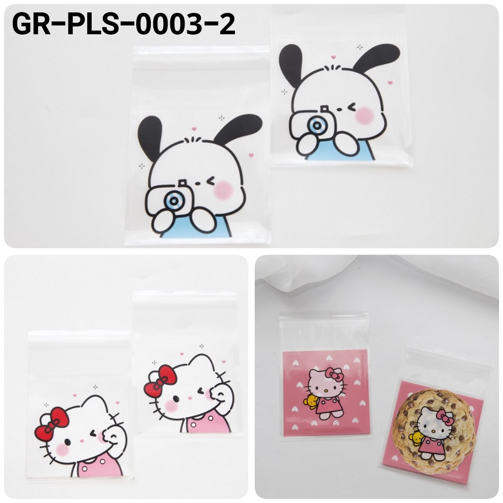 

Beli 1 Gratis 1 Plastik cookies kue mooncake packaging hello kitty pink A75