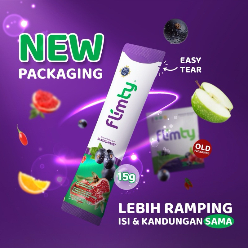 

Ecer 1 Sachet Flimty Fiber Minuman Diet Detox Pelangsing Slimming HALAL BPOM Pelancar BAB