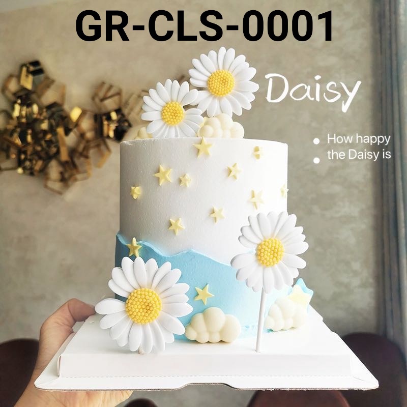 Promo Setia Cake topper hiasan kue clay taman bunga matahari sunflower A75