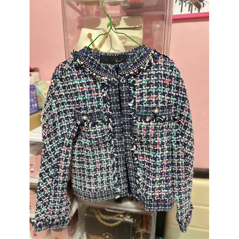 Blazer Outer Tweed, Uniqlo