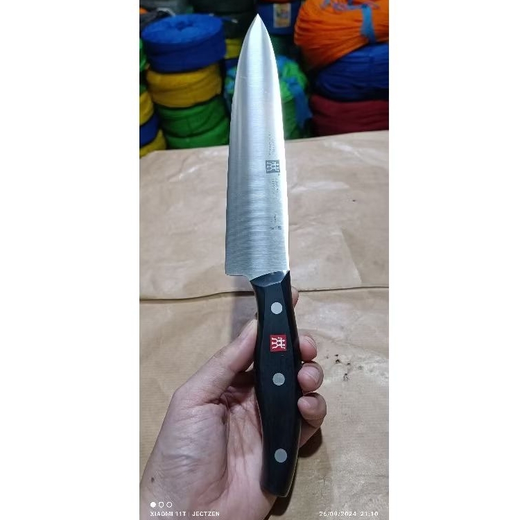 Pisau Dapur Stainless Steel 8" Merk Zwilling J.A. Henckels Twin Pollux. Friodur Ice Hardened 30721-2