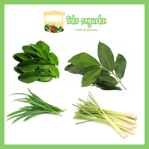 

Daun jeruk/ sereh / salam / pandan