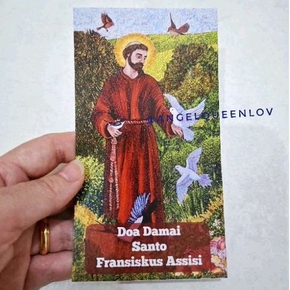 Lembar Doa Damai St. Fransiskus Assisi
