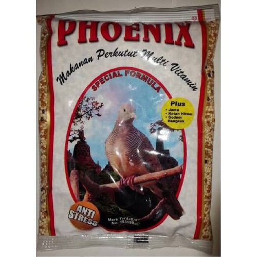 PHOENIX PERKUTUT PAKAN MAKANAN HARIAN BURUNG PERKUTUT MIX BIJI MILET GODEM KEMASAN PLASTIK