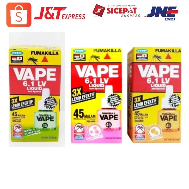 Fumakilla NYAK ELEKTRIK VAPE REFILL 45 MALAM