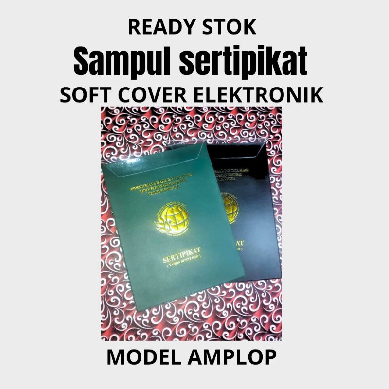 

YASNA WIJAYA PLASTIK ready stok Sampul soft cover BPN sertifikat tanah cover sertifikat elektronik perlengkapan kantor map sertipikat foil hotprint emboss