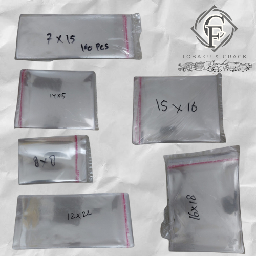 Plastik OPP Seal Aneka Ukuran 8 x 8, 7 x 15 (Cake Uang), 11 x 22, 14 x 15, 15 x 16, 16 x 18 ±100 Pcs
