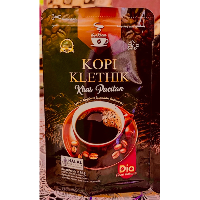 

Kopi Klethik Pacitan (Fine Robusta/Petik Merah)