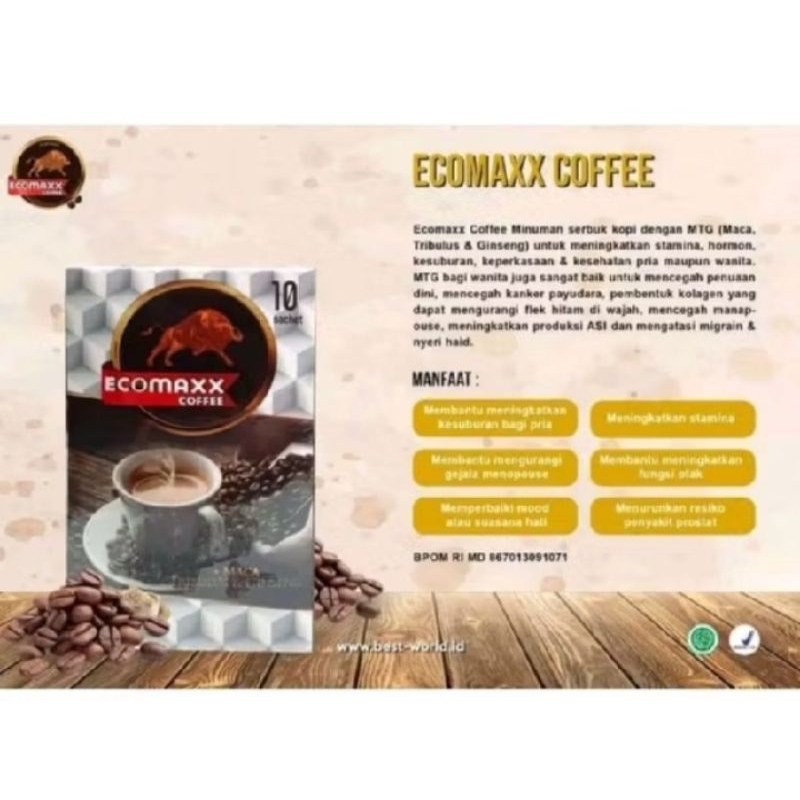 

Kopi Kesehatan Pria & Wanita ECO-MAXX Coffee Original
