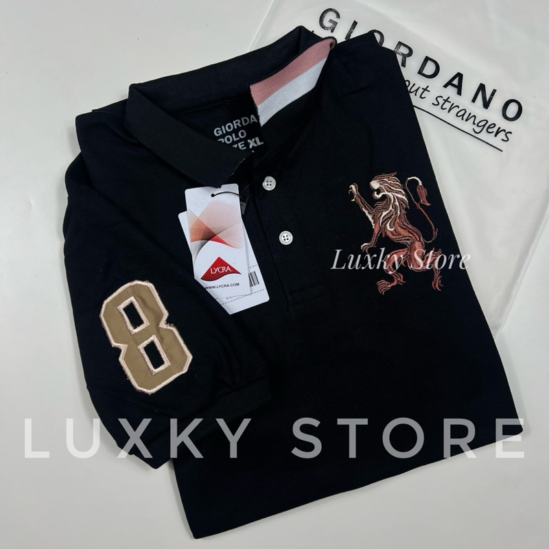 Kaos Polo Thirt Giordano Polo 3D / PoloShirt Lion / Napoleon Original Premium T-shirt Kerah Polos / 