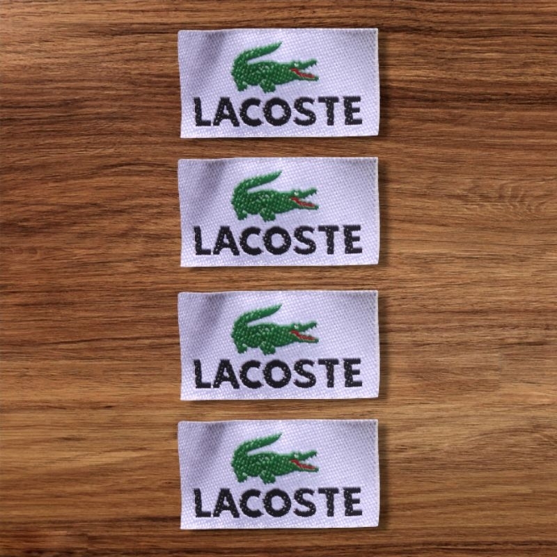 

WOVEN RAJUT LACOSTE| TAG LACOSTE isi (300 pcs)