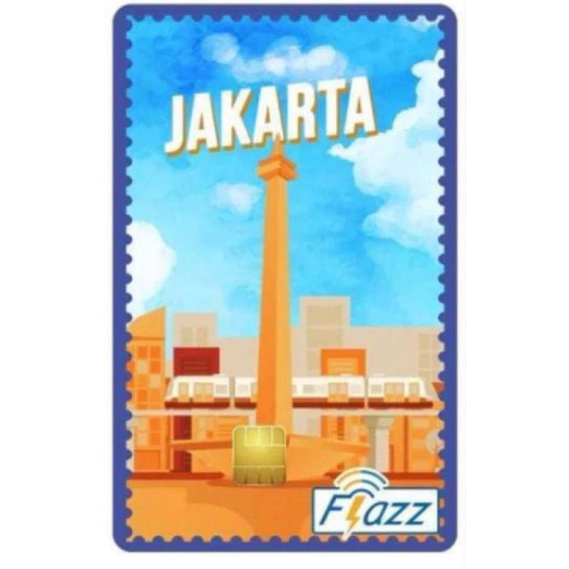 FLAZZ BCA GEN 2 ASLI BUKAN CUSTOM EDISI KOTA JAKARTA