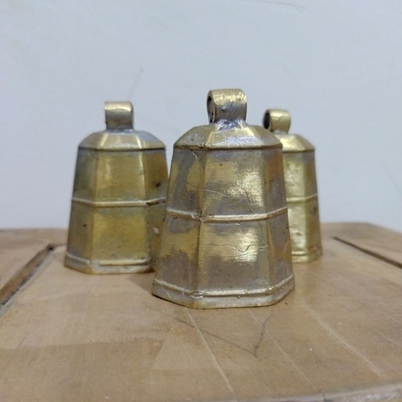 Lonceng / Klintingan Sapi Bahan Kuningan Ukuran 8cm
