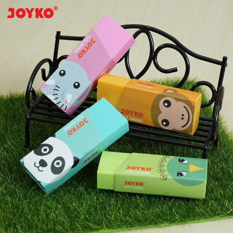 

Penghapus Joyko Animal ER-116 Panda Gajah Monyet Merak Eraser Hapusan Pensil