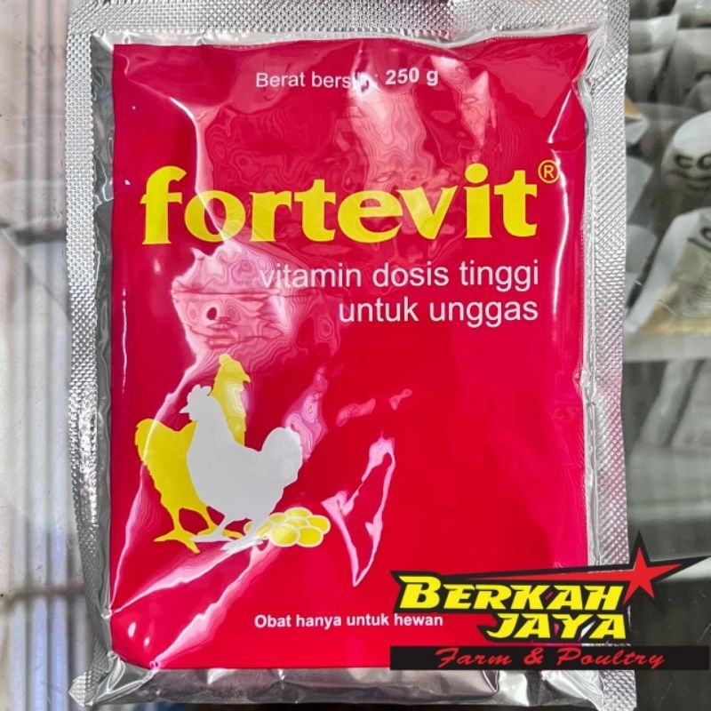 FORTEVIT Vitamin dosis tinggi unggas hewan Medion