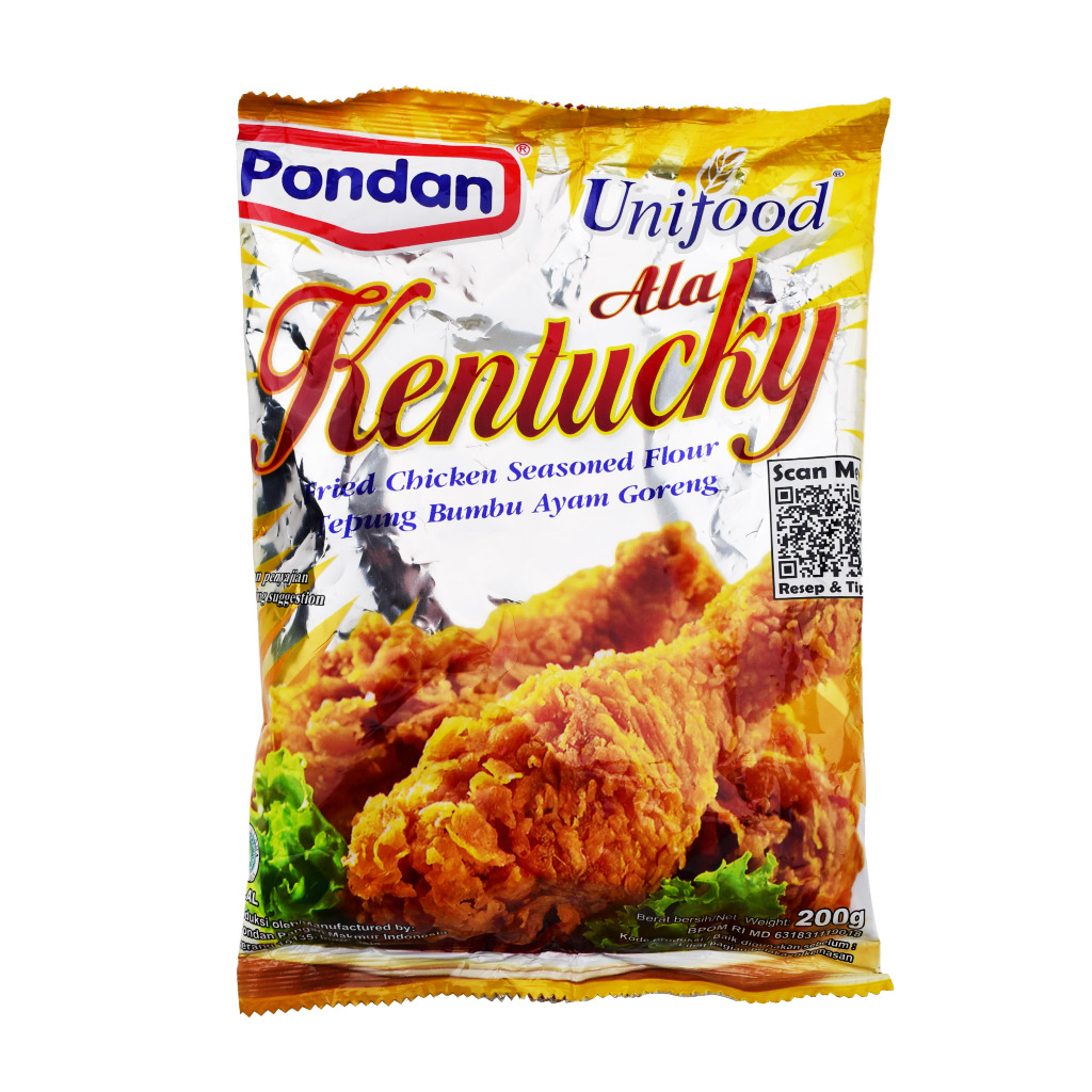 

Pondan Tepung Kentucky Original / Tepung Bumbu Ayam Krispy Kentucky / Tepung Ayam Goreng - 200g