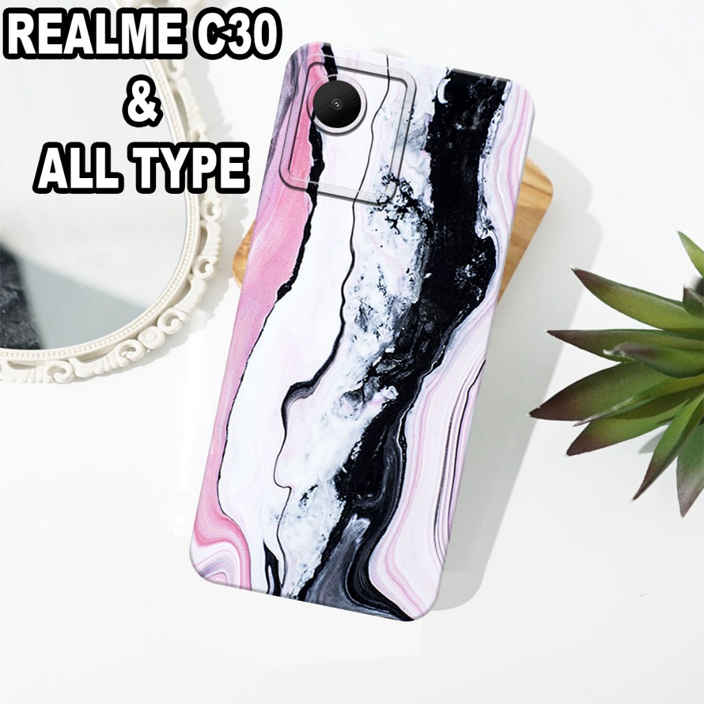 G32 - Case Pro Camera REALME C30 - motif PASTEL - silikon REALME C30 - softcase REALME C30 - bahan k