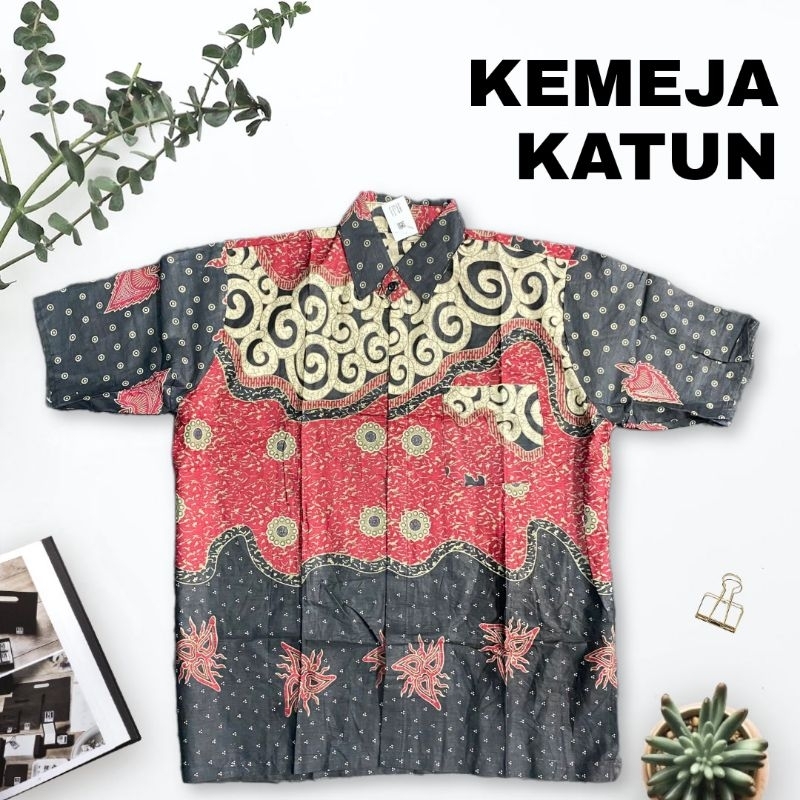 KEMEJA KATUN/KEMEJA BATIK PRIA/KEMEJA KATUN BATIK