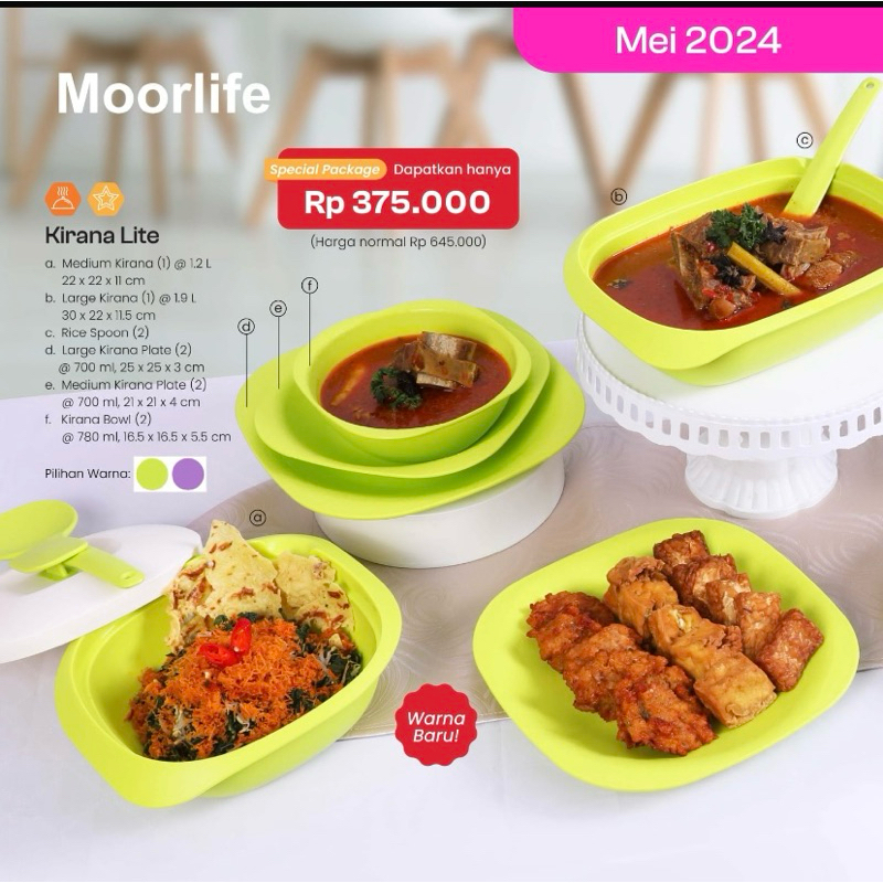 MOORLIFE KIRANA LITE//MOORLIFE KIRANA LITE SET//ORIGINAL MOORLIFE