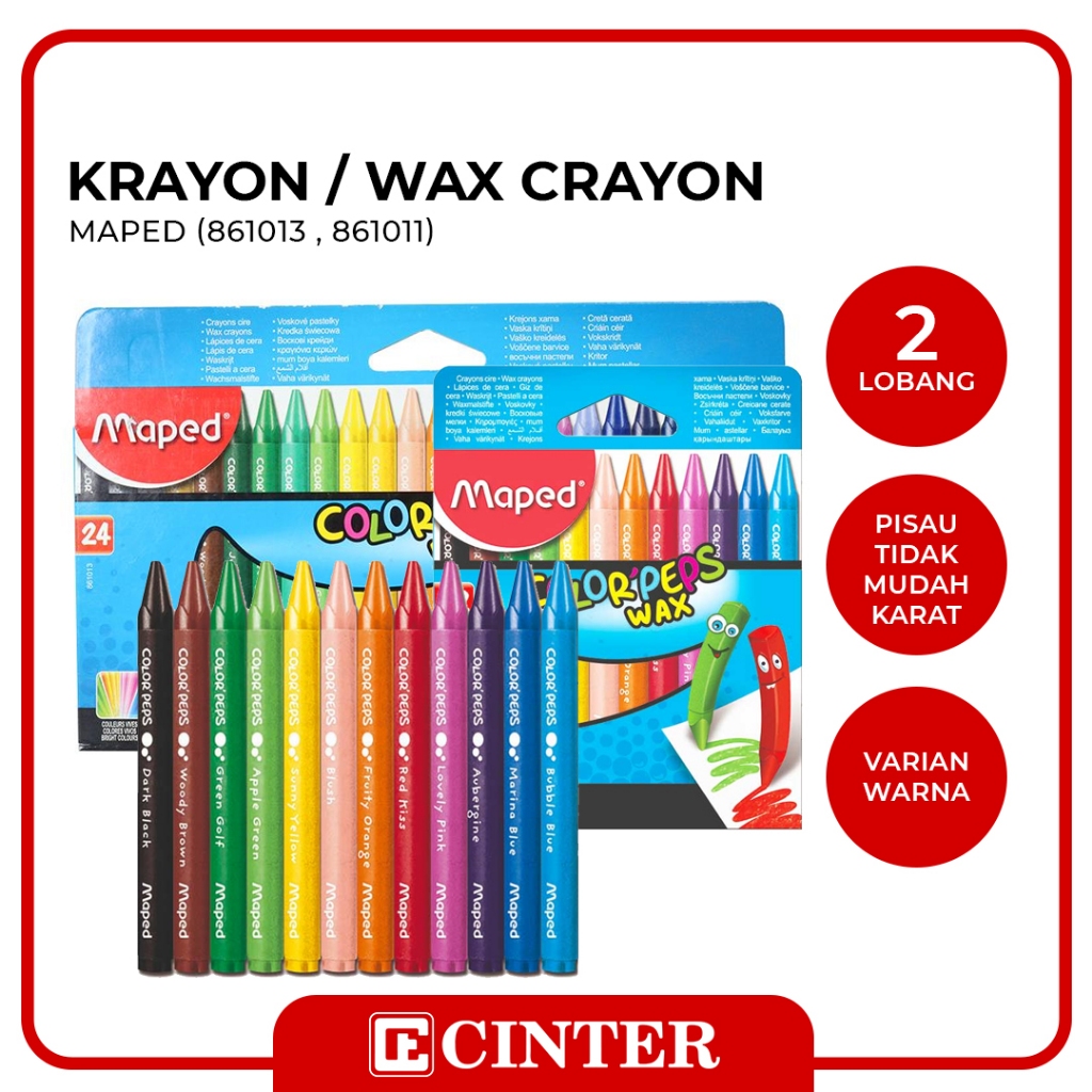 

MAPED - [FREE GIFT] KRAYON / WAX CRAYON (861013 , 861011)