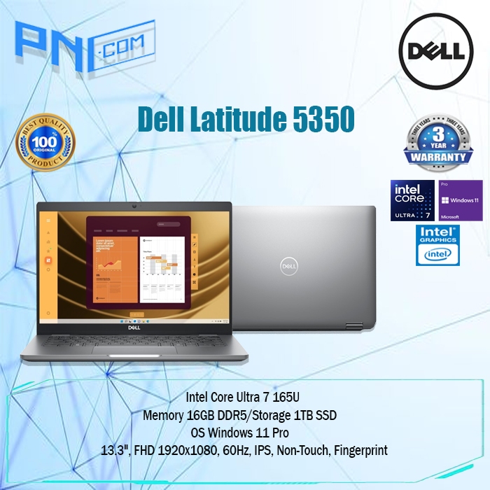 Dell Latitude 5350 Ultra 7 165U 16GB 1TB SSD WIN11PRO 3Yr