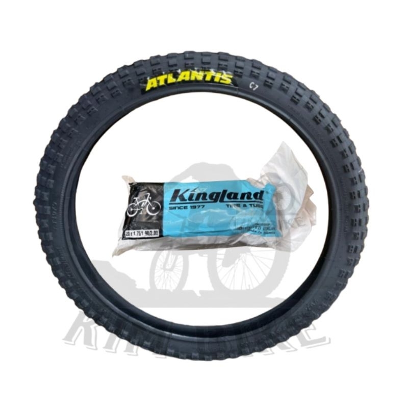 Ban Luar dan Ban Dalam Paket Ban Luar dan Ban Dalam Sepeda BMX, Mini, Lipat, Anak, MTB ukuran 20 x