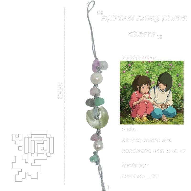 Studio Ghibli Inspired Phone Charm