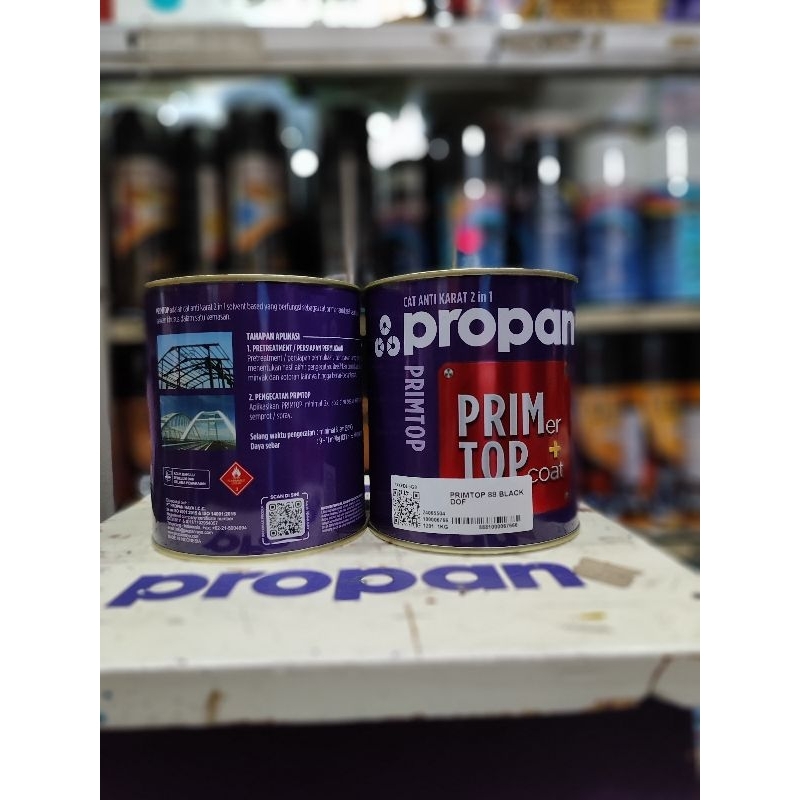 Propan Primtop-88 Black Doff-1kg-cat syntetic