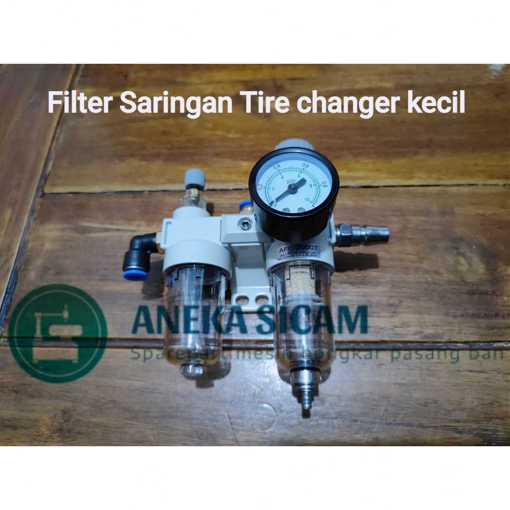 Filter saringan tire changer kecil, max 145 psi