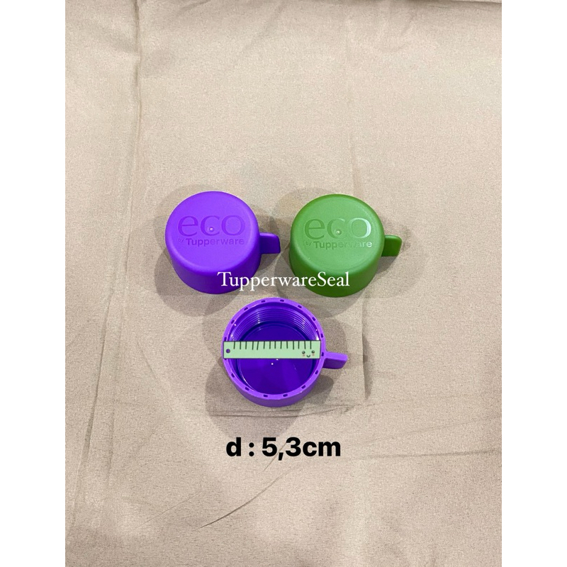 Tutup Botol Eco 1liter / fancy 750ml Tupperware original