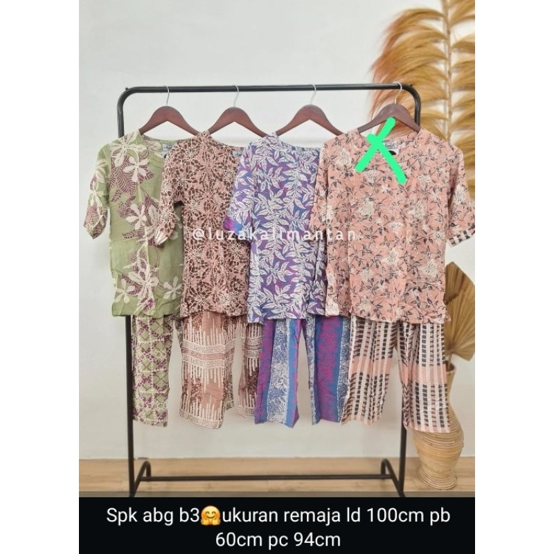 setelan uk remaja luza