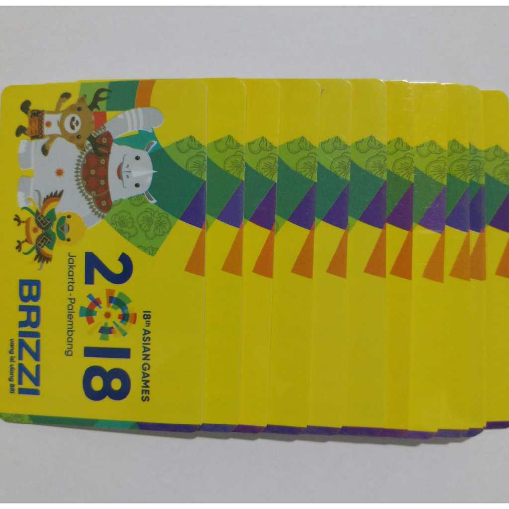 Kartu BRI BRIZZI Emoney Card E money E Toll Brizi kuning