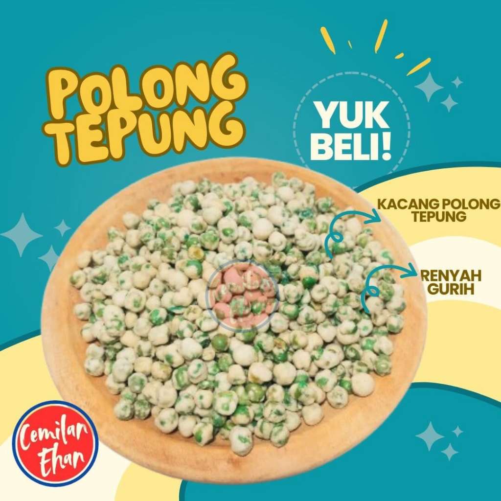 

Kacang Polong - 1kg Kacang Polong Hijau Polong Tepung