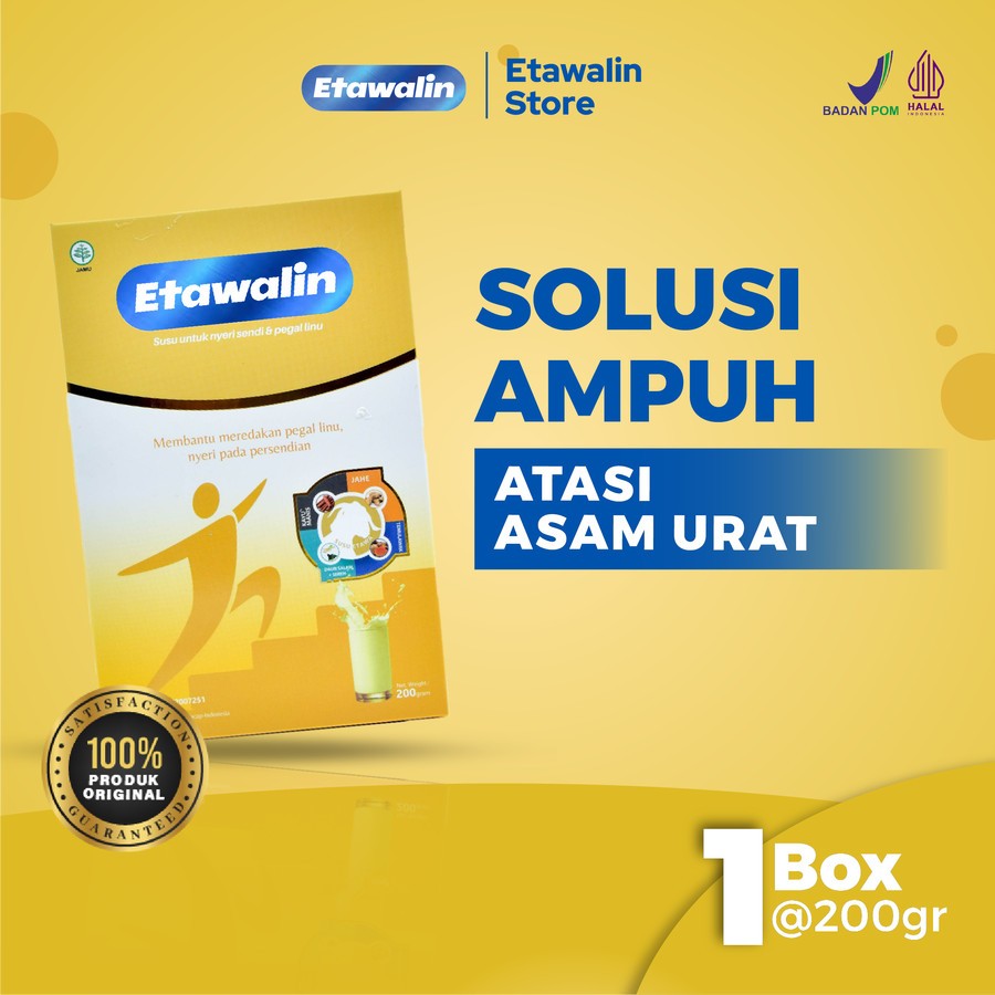 

ETAWALIN Susu Etawa Ampuh Meredakan Nyeri Sendi dan Pegal Linu 1 Box - 1 Box