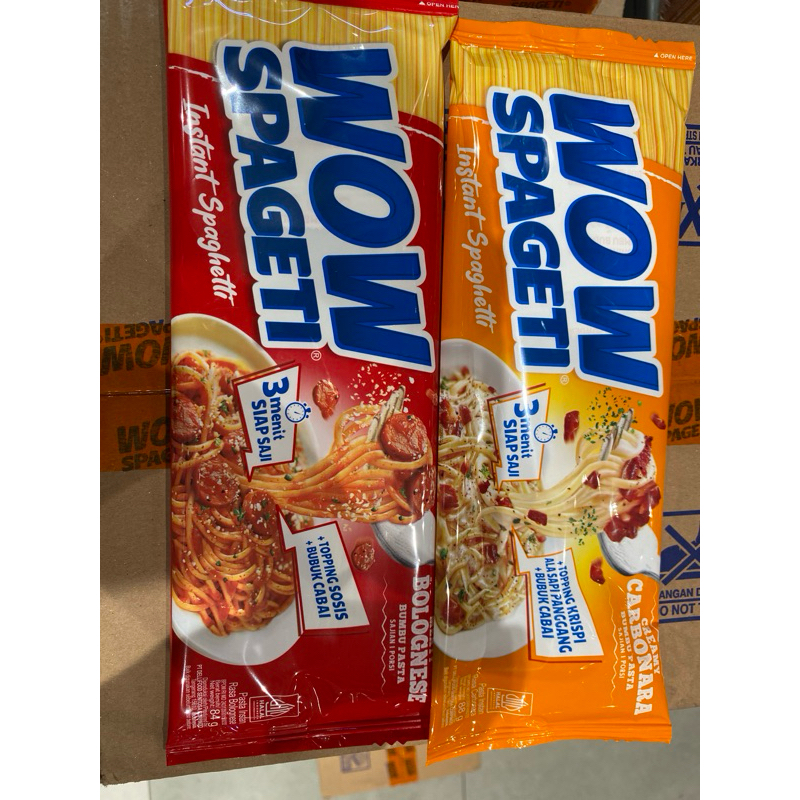 

VIRAL WOW Spageti Carbonara & bolognes
