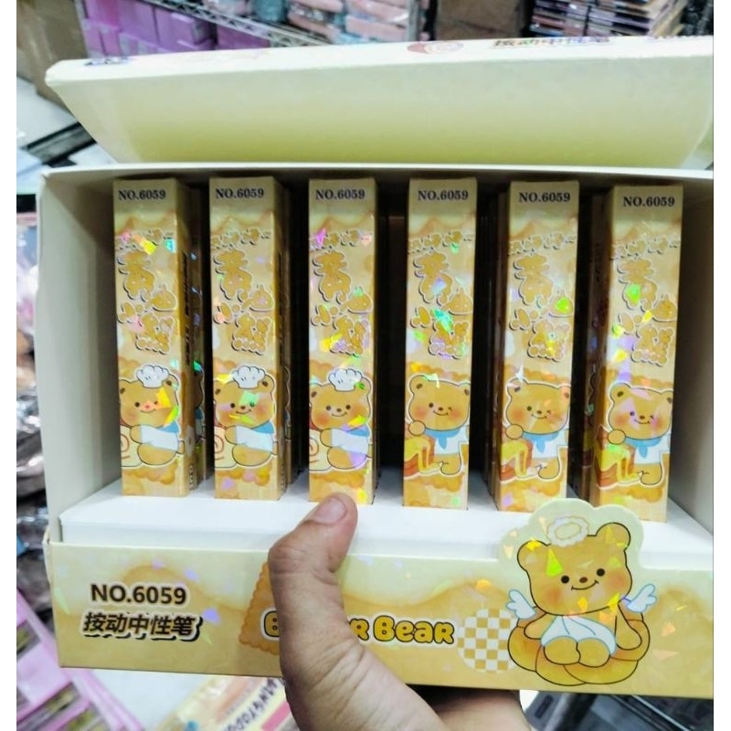 

1 BOX PEN BB BUTTER BEAR GOLD ISI 36