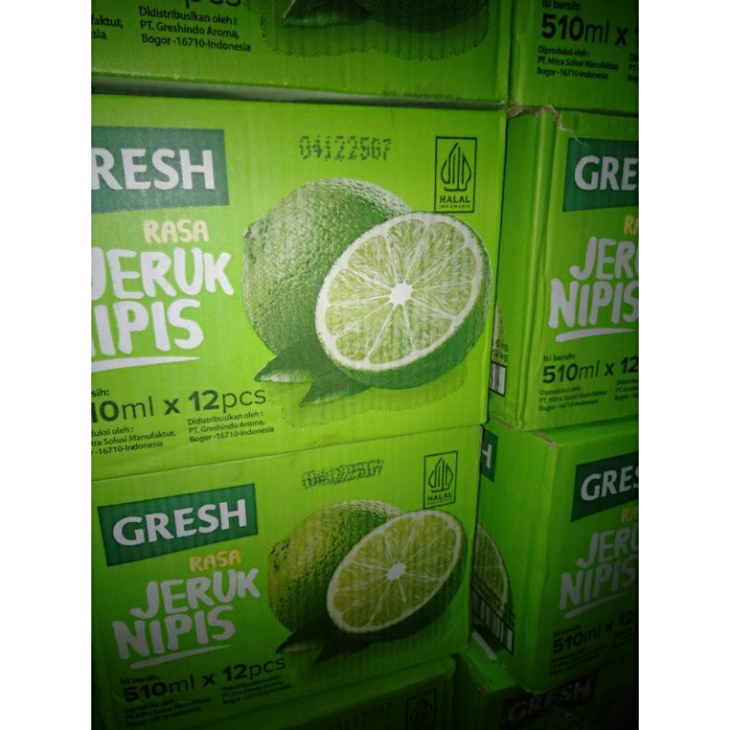 

minuman gresh 510 ml ( 12 botol )