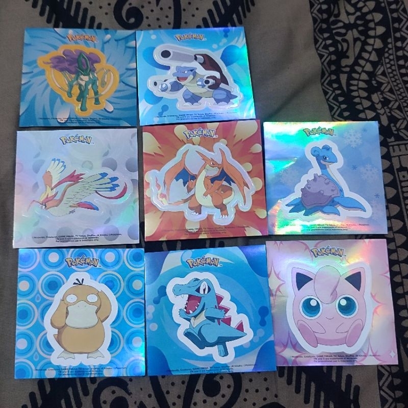 

kartu Stiker Pokemon x Milkita 2024