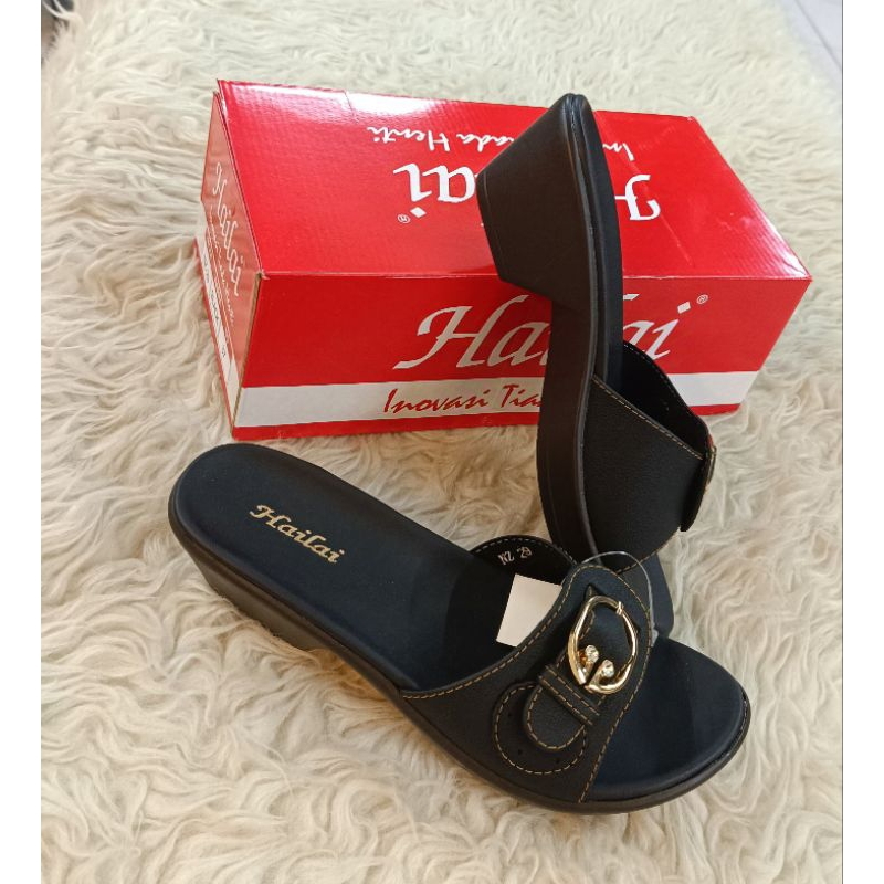 sandal hailai  size 37-41 . 3cm.sandal wanita hailai
