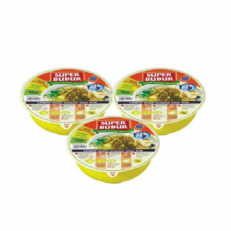 Super Bubur Mangkok atau Cup Rasa Ayam 64gr