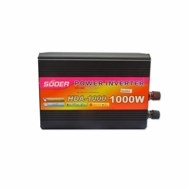 Power Inverter SUOER HDA-1000 1000W Tanpa Charger