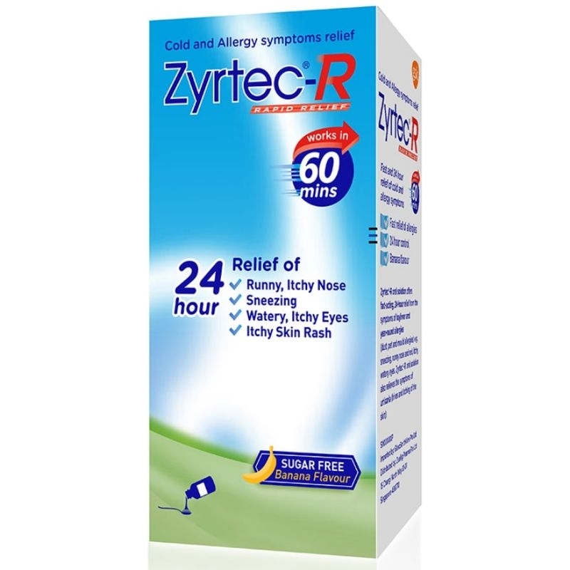 

Zrytec Syrup 75ml