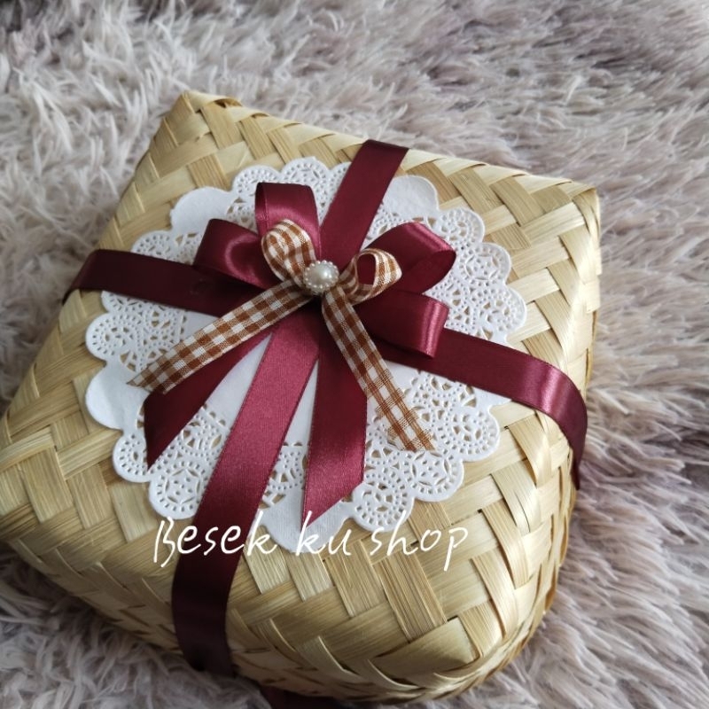 Besek bambu pita murah 20x20