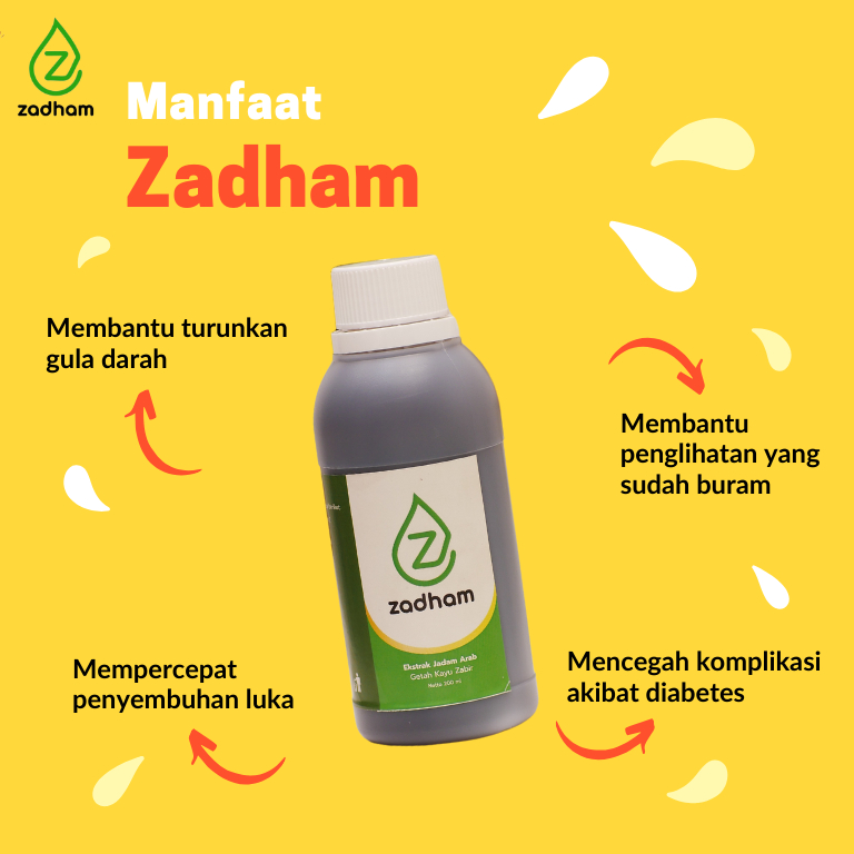 

Zadham - Tingatkan Insulin Atasi Kencing Manis, Turunkan DIABETES MELITUS cegah Kerusakan Jantung