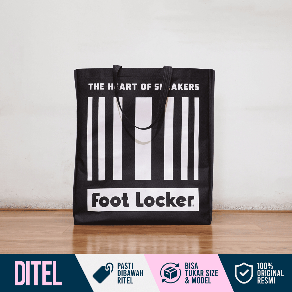 Foot Locker Totebag Black ORIGINAL STORE