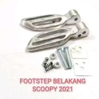 Bustep Step injakan Belakang Sepeda Motor Scoopy 2021